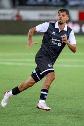 Uran Bislimi, FCL, FC Lugano - CFR Cluj, Qualifikationsrunde UEFA Europa League, Fussball, 24.07.2025
