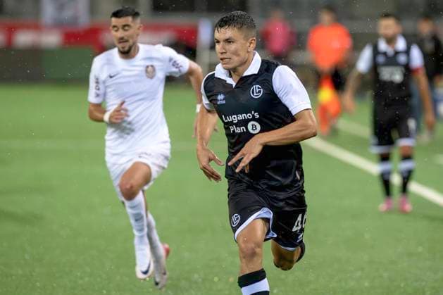Mattia Zanotti, FCL, FC Lugano - CFR Cluj, Qualifikationsrunde UEFA Europa League, Fussball, 24.07.2025
