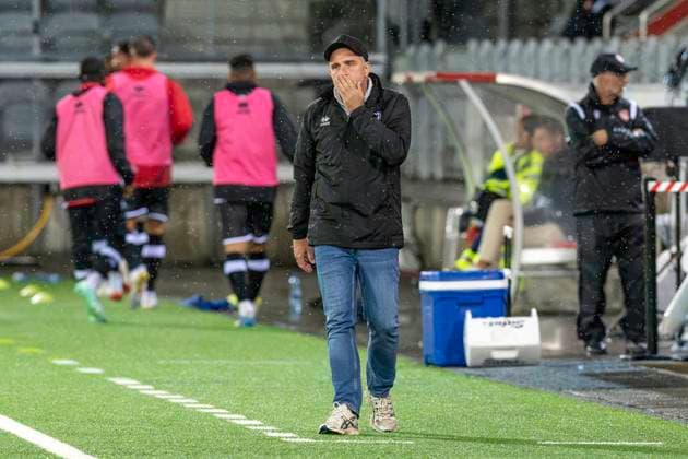 Trainer Mattia Croci Torti, FCL, FC Lugano - CFR Cluj, Qualifikationsrunde UEFA Europa League, Fussball, 24.07.2025