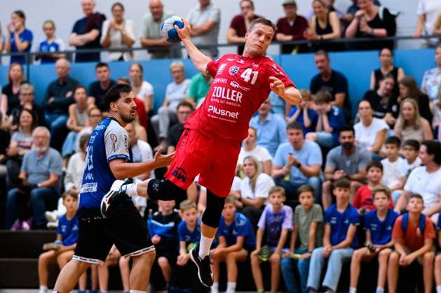 Bietigheim: HBL - 25 26 - Testspiel - TSV Weinsberg - SG BBM Bietigheim Till Hermann (Bietighiem) Bietigheim-Bissingen Sporthalle am Viadukt Baden-Württemberg Deutschland