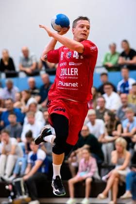 Bietigheim: HBL - 25 26 - Testspiel - TSV Weinsberg - SG BBM Bietigheim Till Hermann (Bietighiem) Bietigheim-Bissingen Sporthalle am Viadukt Baden-Württemberg Deutschland