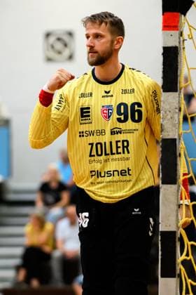 Bietigheim: HBL - 25 26 - Testspiel - TSV Weinsberg - SG BBM Bietigheim Torhueter Jan Hrdlicka (Bietigheim) Bietigheim-Bissingen Sporthalle am Viadukt Baden-Württemberg Deutschland