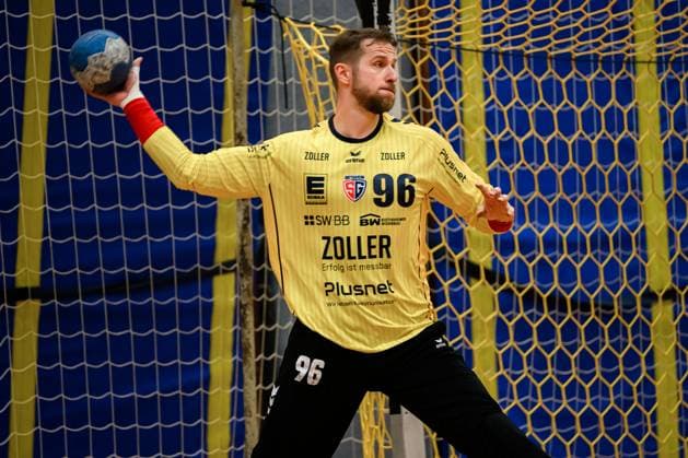 Bietigheim: HBL - 25 26 - Testspiel - TSV Weinsberg - SG BBM Bietigheim Torhueter Jan Hrdlicka (Bietigheim) Bietigheim-Bissingen Sporthalle am Viadukt Baden-Württemberg Deutschland