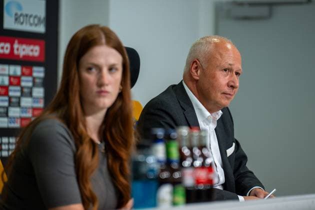 Aufsichtsratsvorsitzender Ralph Gillessen auf der PK Pressekonferenz zur Vorstellung von Rachid Azzouzi als neuen Geschäftsführer Fussball, 3. Liga, Saison 2025 2026, 25.07.2025 Pressekonferenz zur Vorstellung von Rachid Azzouzi als neuen Geschäftsführer Sport, Fussball, 3. Liga, Saison 2025 2026, 25.07.2025 Aachen Copyright: xEibner-Pressefoto J.xDerondeaux EP_JDU