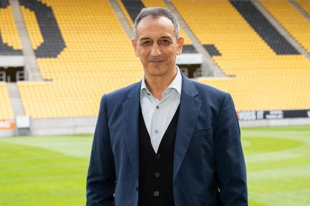 Der neue Geschaeftsfuehrer Rachid Azzouzi Pressekonferenz zur Vorstellung von Rachid Azzouzi als neuen Geschäftsführer Sport, Fussball, 3. Liga, Saison 2025 2026, 25.07.2025 Pressekonferenz zur Vorstellung von Rachid Azzouzi als neuen Geschäftsführer Sport, Fussball, 3. Liga, Saison 2025 2026, 25.07.2025 Aachen Copyright: xEibner-Pressefoto J.xDerondeaux EP_JDU