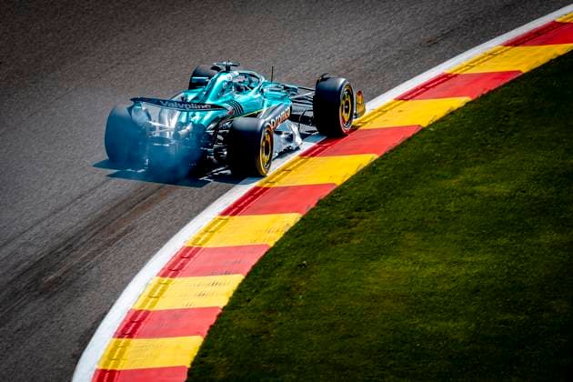 Formule 1 driver Fernando Alonso of Aston Martin during the free practice Grand Prix Formula 1 Spa Francorchamps 2025 at the Circuit Spa Francorchamps for the Formula 1 MoÃ«t & Chandon Belgium Grand Prix 2025 season 2025-2026 in SPA, Belgium on 25 july 2025, (photo by Marcel van Dorst EYE4images DeFodi Images)