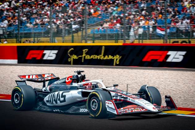 Formule 1 driver Esteban Ocon of Haas during the free practice Grand Prix Formula 1 Spa Francorchamps 2025 at the Circuit Spa Francorchamps for the Formula 1 MoÃ«t & Chandon Belgium Grand Prix 2025 season 2025-2026 in SPA, Belgium on 25 july 2025, (photo by Marcel van Dorst EYE4images DeFodi Images)