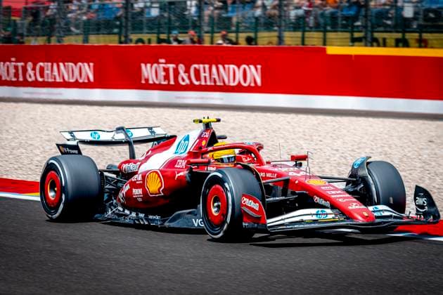 Formule 1 driver Lewis Hamilton of Ferrari during the free practice Grand Prix Formula 1 Spa Francorchamps 2025 at the Circuit Spa Francorchamps for the Formula 1 MoÃ«t & Chandon Belgium Grand Prix 2025 season 2025-2026 in SPA, Belgium on 25 july 2025, (photo by Marcel van Dorst EYE4images DeFodi Images)