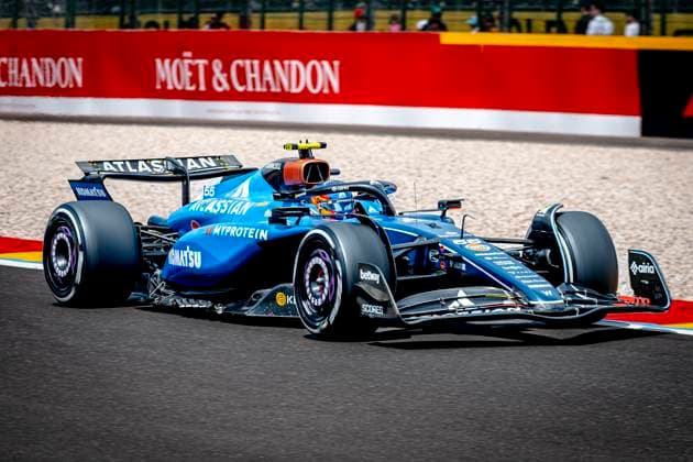 Formule 1 driver Carlos Saintz of Williams during the free practice Grand Prix Formula 1 Spa Francorchamps 2025 at the Circuit Spa Francorchamps for the Formula 1 MoÃ«t & Chandon Belgium Grand Prix 2025 season 2025-2026 in SPA, Belgium on 25 july 2025, (photo by Marcel van Dorst EYE4images DeFodi Images)