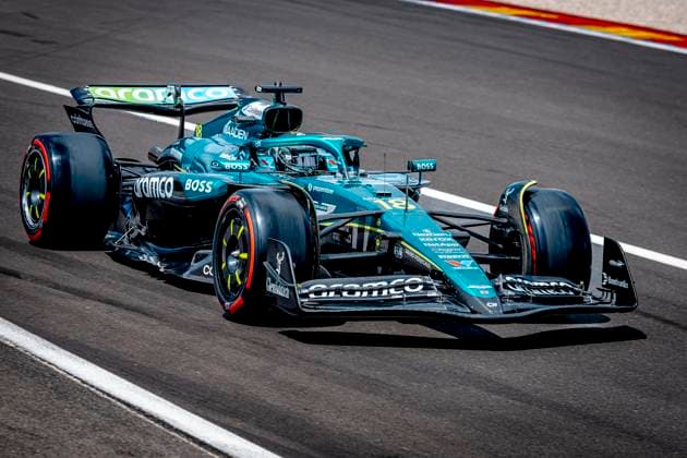 Formule 1 driver Lance Stroll of Aston Martin during the free practice Grand Prix Formula 1 Spa Francorchamps 2025 at the Circuit Spa Francorchamps for the Formula 1 MoÃ«t & Chandon Belgium Grand Prix 2025 season 2025-2026 in SPA, Belgium on 25 july 2025, (photo by Marcel van Dorst EYE4images DeFodi Images)