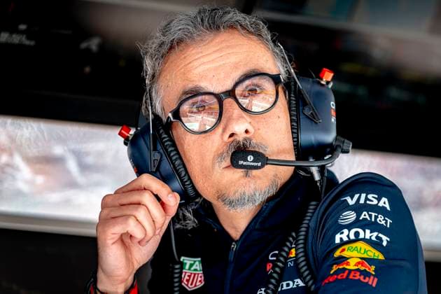Laurent Mekies teamboss of Red Bull Racing during the free practice Grand Prix Formula 1 Spa Francorchamps 2025 at the Circuit Spa Francorchamps for the Formula 1 MoÃ«t & Chandon Belgium Grand Prix 2025 season 2025-2026 in SPA, Belgium on 25 july 2025, (photo by Marcel van Dorst EYE4images DeFodi Images)