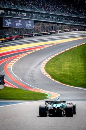 Formule 1 driver Fernando Alonso of Aston Martin during the free practice Grand Prix Formula 1 Spa Francorchamps 2025 at the Circuit Spa Francorchamps for the Formula 1 MoÃ«t & Chandon Belgium Grand Prix 2025 season 2025-2026 in SPA, Belgium on 25 july 2025, (photo by Marcel van Dorst EYE4images DeFodi Images)