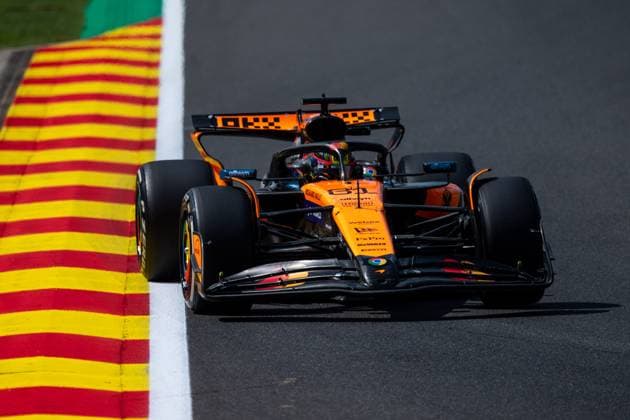 Oscar Piastri (McLaren Formula 1 Team, Australien, 81) im MCL39, BEL, Formel 1 Weltmeisterschaft, Moet Chandon Grand Prix von Belgien, Circuit de Spa-Francorchamps, Freies Training, Saison 2025, 25.07.2025 BEL, Formel 1 Weltmeisterschaft, Moet Chandon Grand Prix von Belgien, Circuit de Spa-Francorchamps, Freies Training, Saison 2025, 25.07.2025 Spa-Francorchamps Copyright: xEibner-Pressefoto Memmlerx EP_MMR