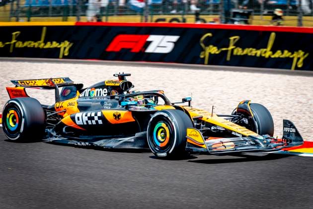 Formule 1 driver Oscar Piastri of McLaren during the free practice Grand Prix Formula 1 Spa Francorchamps 2025 at the Circuit Spa Francorchamps for the Formula 1 MoÃ«t & Chandon Belgium Grand Prix 2025 season 2025-2026 in SPA, Belgium on 25 july 2025, (photo by Marcel van Dorst EYE4images DeFodi Images)