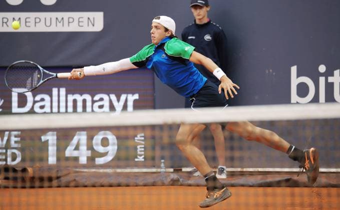 TENNIS - ATP, Tennis Herren Generali Open 2025 KITZBUEHEL,AUSTRIA,25.JUL.25 - TENNIS - ATP World Tour, Generali Open. Image shows Arthur Cazaux (FRA).  GEPAxpictures xMatthiasxHauer