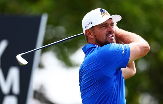 Bryson DeChambeau of USA. LIV Golf UK, Day One, Golf, JCB Golf & Country Club, Uttoxeter, UK - 25 Jul 2025Uttoxeter JCB Golf & Country Club United Kingdom EDITORIAL USE ONLY No use with unauthorised audio, video, data, fixture lists, club league logos or live services. Online in-match use limited to 120 images, no video emulation. No use in betting, games or single club league player publications. Copyright: xJamesxMarsh Shutterstockx 15410871ai