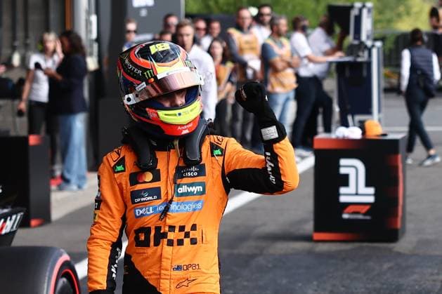F1 Belgian Grand Prix 2025 Sprint Qualifying Oscar Piastri of McLaren after Sprint Qualifying ahead of the Formula 1 Belgian Grand Prix at Spa-Francorchamps in Spa, Belgium on July 25, 2025. Spa Belgium  Copyright: xJakubxPorzyckix originalFilename:porzycki-f1belgia250725_npea9.jpg