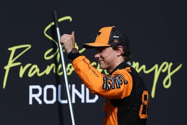 F1 Belgian Grand Prix 2025 Sprint Qualifying Oscar Piastri of McLaren after Sprint Qualifying ahead of the Formula 1 Belgian Grand Prix at Spa-Francorchamps in Spa, Belgium on July 25, 2025. Spa Belgium  Copyright: xJakubxPorzyckix originalFilename:porzycki-f1belgia250725_npsip.jpg