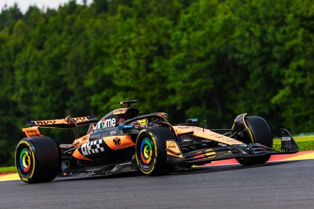 2025 Formula One Belgian Grand Prix Circuit de Spa-Francorchamps, Stavelot, Belgium. 25.July.2025; Oscar Piastri of Australia and McLaren F1 Team during sprint qualifying Formula One Belgian Grand Prix Stavelot Circuit de Spa-Francorchamps Belgium Copyright: xJayxHiranox