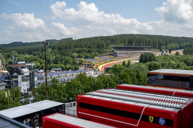 STAVELOT, BELGIUM: Belgian Grand Prix, racing for the Belgium team during the 2025 Formula 1 Belgian Grand Prix at the Circuit de Spa-Francorchamps in Stavelot, Belgium