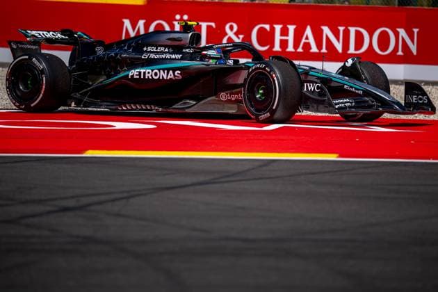 STAVELOT, BELGIUM: Andrea Kimi Antonelli, racing for the Mercedes team during the 2025 Formula 1 Belgian Grand Prix at the Circuit de Spa-Francorchamps in Stavelot, Belgium