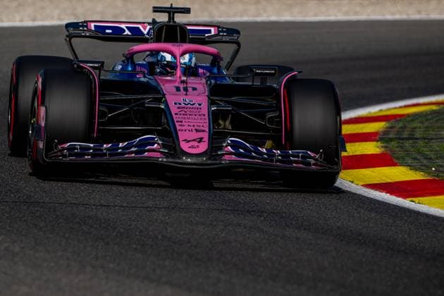 STAVELOT, BELGIUM: Pierre Gasly, racing for the Alpine team during the 2025 Formula 1 Belgian Grand Prix at the Circuit de Spa-Francorchamps in Stavelot, Belgium