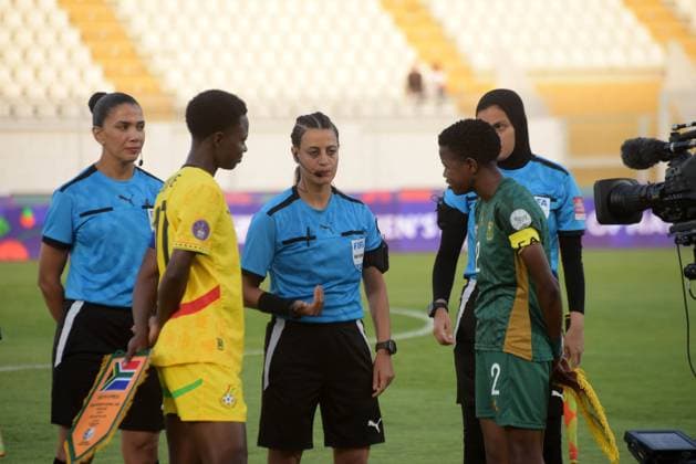 CASABLANCA, MOROCCO - JULY 25: Ghana and South Africa during the 2025 Women s Africa Cup of Nations (WAFCON) third place match between Ghana and South Africa at Stade Larbi Zaouli on July 25, 2025 in Casablanca, Morocco. Photo by Mansa Ayoola Copyright: xx