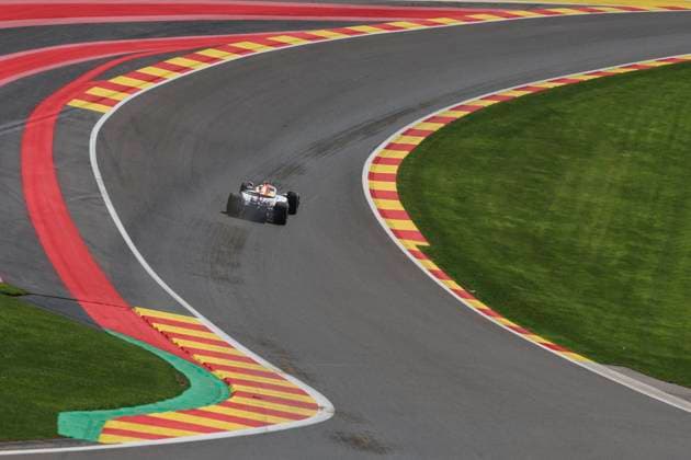 Formula 1 Moët & Chandon Belgian Grand Prix 2025 Laurent Lefebvre OVERTAKE MAXPPP - Stavelot 25 07 2025 06 HADJAR Isack (fra), Visa Cash APP Racing Bulls, action at the Formula 1 Moët & Chandon Belgian Grand Prix 2025, the 13th round of the 2025 FIA Formula 1 World Championship, WM, Weltmeisterschaft at the Circuit de Spa-Francorchamps in Stavelot, Belgium, from July 24 to 27, 2025 Stavelot Belgium  Copyright: xOVERTAKE MAXPPPxLaurentxLefebvrex OVT202507263969 OVT202507263969