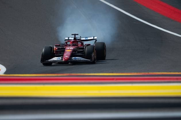 Charles Leclerc (Scuderia Ferrari HP, Monaco, 16) im SF-25, BEL, Formel 1 Weltmeisterschaft, Moet Chandon Grand Prix von Belgien, Circuit de Spa-Francorchamps, Sprint Qualifying, Saison 2025, 25.07.2025 BEL, Formel 1 Weltmeisterschaft, Moet Chandon Grand Prix von Belgien, Circuit de Spa-Francorchamps, Freies Training, Saison 2025, 25.07.2025 Spa-Francorchamps Copyright: xEibner-Pressefoto Memmlerx EP_MMR