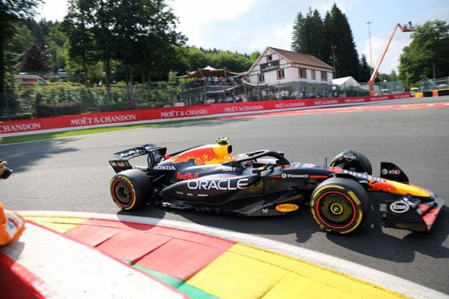 Stavelot, Belgien 24.- 27. Juli 2025: FIA - Formel 1 - WM - Großer Preis Belgien - Circuit de Spa-Francorchamps - 2025 - Sprint Qualifying Freitag Im Bild: Yuki Tsunoda (JPN) Circuit de Spa-Francorchamps Copyright: xFotostandx xHorstxBernhardtx