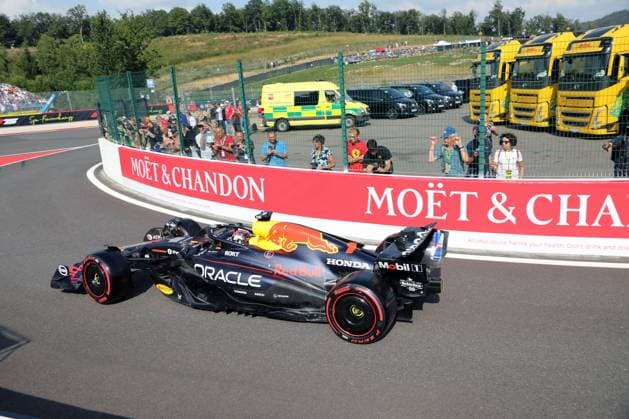 Stavelot, Belgien 24.- 27. Juli 2025: FIA - Formel 1 - WM - Großer Preis Belgien - Circuit de Spa-Francorchamps - 2025 - Sprint Qualifying Freitag Im Bild: Max Verstappen (NLD) Circuit de Spa-Francorchamps Copyright: xFotostandx xHorstxBernhardtx