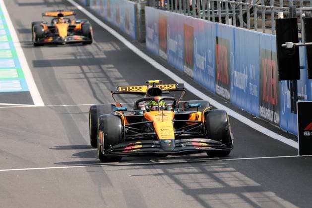 Formel 1 Grosser Preis von Belgien 2025 Formel 1 Grosser Preis von Belgien 2025 - Spa-Francorchamps 25. - 27. Juli 2025 FIA - Formel 1 - WM - Großer Preis Belgien - 2025 Im Bild: Lando Norris (GBR) und Oscar Piastri (AUS) Copyright: xBEAUTIFULxSPORTS Bernhardtx