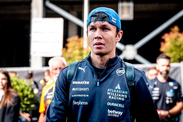 Formule 1 driver Alexander Albon of Williams during the sprintrace and qualification Grand Prix Formula 1 Spa Francorchamps 2025 at the Circuit Spa Francorchamps for the Formula 1 MoÃ«t & Chandon Belgium Grand Prix 2025 season 2025-2026 in SPA, Belgium on 26 july 2025, (photo by Marcel van Dorst EYE4images DeFodi Images)