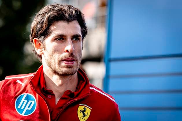 Antonio Maria Giovinazzi of team Ferrari during the sprintrace and qualification Grand Prix Formula 1 Spa Francorchamps 2025 at the Circuit Spa Francorchamps for the Formula 1 MoÃ«t & Chandon Belgium Grand Prix 2025 season 2025-2026 in SPA, Belgium on 26 july 2025, (photo by Marcel van Dorst EYE4images DeFodi Images)