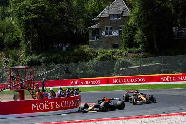F1 - BELGIAN GRAND PRIX 2025 01 VERSTAPPEN Max (nld), Red Bull Racing RB21, action during the 2025 Formula 1 Belgian Grand Prix, 13th round of the 2025 FIA Formula One World Championship, WM, Weltmeisterschaft from July 25 to 27, 2025 on the Circuit de Spa-Francorchamps, in Stavelot, Belgium -  Copyright: xANTONINxVINCENTx