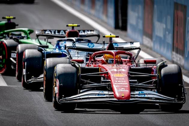 Formule 1 driver Lewis Hamilton of Ferrari during the sprintrace and qualification Grand Prix Formula 1 Spa Francorchamps 2025 at the Circuit Spa Francorchamps for the Formula 1 MoÃ«t & Chandon Belgium Grand Prix 2025 season 2025-2026 in SPA, Belgium on 26 july 2025, (photo by Marcel van Dorst EYE4images DeFodi Images)