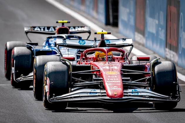 Formule 1 driver Lewis Hamilton of Ferrari during the sprintrace and qualification Grand Prix Formula 1 Spa Francorchamps 2025 at the Circuit Spa Francorchamps for the Formula 1 MoÃ«t & Chandon Belgium Grand Prix 2025 season 2025-2026 in SPA, Belgium on 26 july 2025, (photo by Marcel van Dorst EYE4images DeFodi Images)