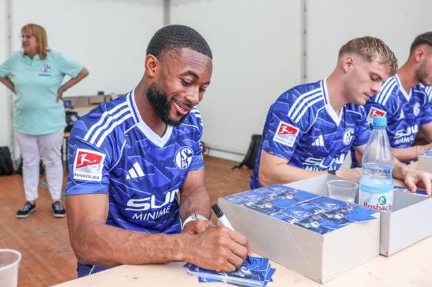26.07.2025, Fussball, 2. Bundesliga, Saison 2025 2026, Schalke-Tach, Moussa Sylla (FC Schalke 04) Gelsenkirchen Parkstadion NRW Deutschland xRHR-FOTO TRx Copyright: TimxRehbein RHR-FOTOx RHR-FOTO TR