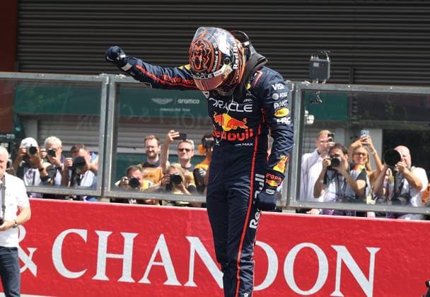 26.07.2025, Circuit de Spa-Francorchamps, Spa-Franchorchamps, FORMULA 1 MOET & CHANDON BELGIAN GRAND PRIX 2025 , im Bild Sieger Max Verstappen (NLD), Oracle Red Bull Racing (Photo by Alessandro Martellotta Hasan Bratic DeFodi Images)