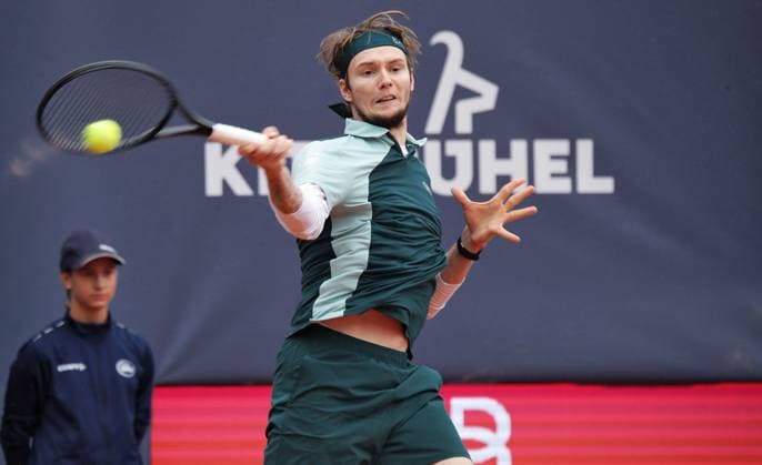 TENNIS - ATP, Tennis Herren Generali Open 2025 KITZBUEHEL,AUSTRIA,26.JUL.25 - TENNIS - ATP World Tour, Generali Open. Image shows Alexander Bublik (KAZ).  GEPAxpictures xMatthiasxHauer