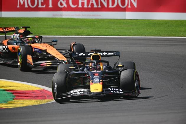 F1 Grand Prix of Belgium - Sprint & Qualifying Max Verstappen of Red Bull Racing Honda competes during the sprint race of the Belgian GP, the 15th round of the Formula 1 World Championship, WM, Weltmeisterschaft at Spa-Francorchamps Circuit in Malmedy, Wallonia, Belgium, on July 26, 2025 Malmedy Vallonia Belgium  Copyright: xAndreaxDiodatox originalFilename:diodato-formula1250726_np0Nk.jpg