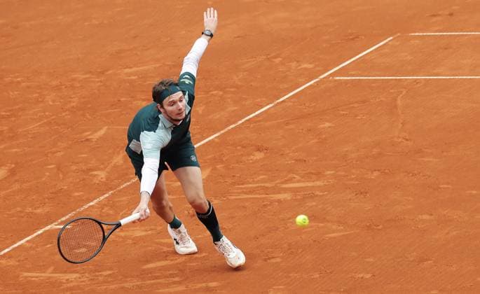 TENNIS - ATP, Tennis Herren Generali Open 2025 KITZBUEHEL,AUSTRIA,26.JUL.25 - TENNIS - ATP World Tour, Generali Open. Image shows Alexander Bublik (KAZ).  GEPAxpictures xMatthiasxHauer