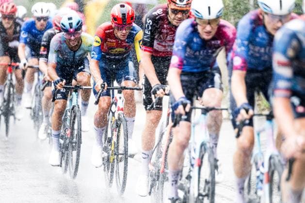 Belgian Thibau Nys of Lidl-Trek pictured in action during stage 20 of the 2025 Tour de France cycling race, from Nantua to Montpellier (185km), on Saturday 26 July 2025 in France. The 112th edition of the Tour de France starts on Saturday 5 July in Lille, France, and will finish in Paris, France on the 27th of July. JASPERxJACOBS  x130061700x