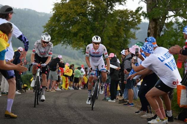 Passage du Tour de France, Thézy, 26 juillet 2025. PHOTOPQR LE PROGRES Philippe TRIAS - 26 07 2025 - Passage du Tour de France, Thézy, 26 juillet 2025. -20e étape du tour de France, Nantua Pontarlier en passant par le département du Jura. Passage du tour de France dans la côte de Thézy. Passage des coureurs dans la côte de Thézy. - The 112th edition of the Tour de France starts on Saturday 5 July in Lille, France, and will finish in Paris, France on the 27th of July. stage 20 of the 2025 Tour de France cycling race, from Nantua to Montpellier (185km), on Saturday 26 July 2025 in France Jura Franche-Comté France Copyright: xPHOTOPQR LExPROGRES MAXPPPxPhilippexTRIASx 20250726LPL5502 20250726LPL5502