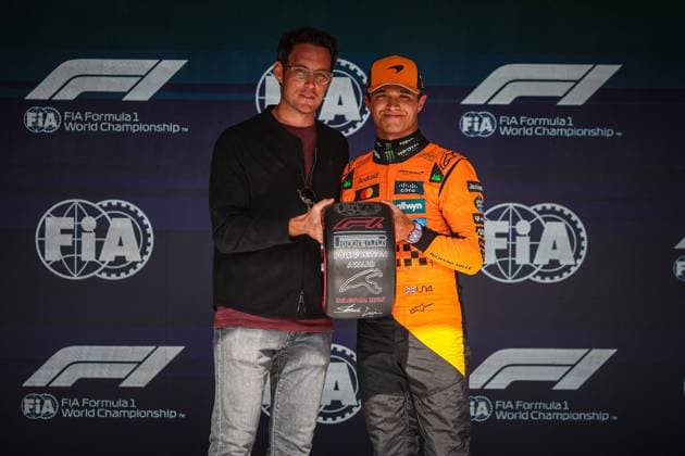 MOTORI - Formula 1 - Belgian Grand Prix 2025 04 Lando Norris, (GRB) McLaren Mercedes MCL39, set the pole at Spa during the qualify of the Belgian GP, Spa-Francorchamps 24-27 July 2025 Formula 1 World Championship, WM, Weltmeisterschaft 2025. Belgium Belgium  Copyright: xIPAxSport ABACAx