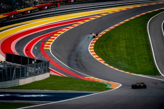 Circuit overview during the sprintrace and qualification Grand Prix Formula 1 Spa Francorchamps 2025 at the Circuit Spa Francorchamps for the Formula 1 MoÃ«t & Chandon Belgium Grand Prix 2025 season 2025-2026 in SPA, Belgium on 26 july 2025, (photo by Marcel van Dorst EYE4images DeFodi Images)