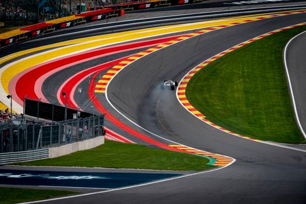 Sport Bilder des Tages Circuit overview during the sprintrace and qualification Grand Prix Formula 1 Spa Francorchamps 2025 at the Circuit Spa Francorchamps for the Formula 1 MoÃ«t & Chandon Belgium Grand Prix 2025 season 2025-2026 in SPA, Belgium on 26 july 2025, (photo by Marcel van Dorst EYE4images DeFodi Images)