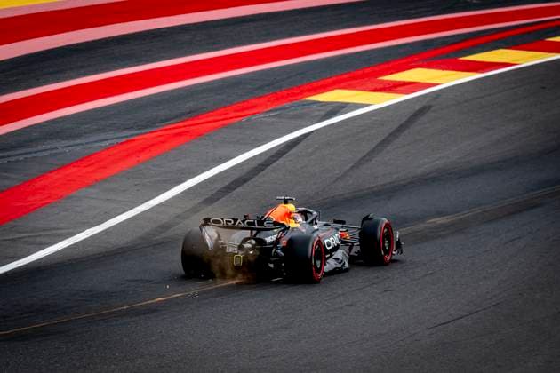 Formule 1 driver MAX Verstappen of Red Bull Racing during the sprintrace and qualification Grand Prix Formula 1 Spa Francorchamps 2025 at the Circuit Spa Francorchamps for the Formula 1 MoÃ«t & Chandon Belgium Grand Prix 2025 season 2025-2026 in SPA, Belgium on 26 july 2025, (photo by Marcel van Dorst EYE4images DeFodi Images)