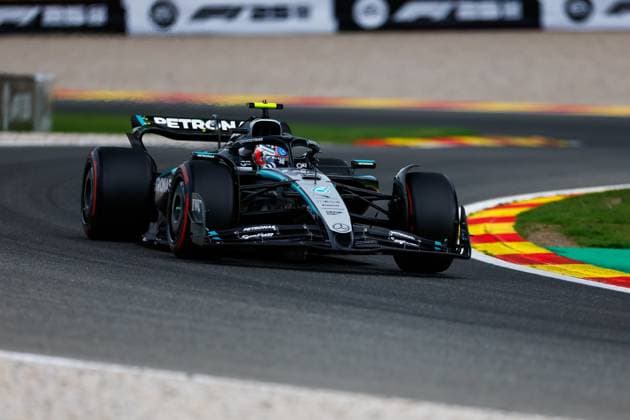 F1 - BELGIAN GRAND PRIX 2025 12 KIMI ANTONELLI Andrea (ita), Mercedes AMG F1 Team W16, action during the 2025 Formula 1 Belgian Grand Prix, 13th round of the 2025 FIA Formula One World Championship, WM, Weltmeisterschaft from July 25 to 27, 2025 on the Circuit de Spa-Francorchamps, in Stavelot, Belgium - StavelotBelgium  Copyright: xJavierxJimenezx