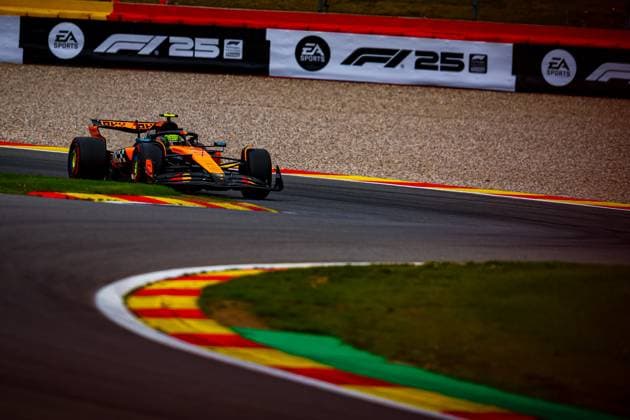 04 Lando Norris, (GRB) McLaren Mercedes MCL39, during the Belgian GP, Spa-Francorchamps 24-27 July 2025 Formula 1 World Championship, WM, Weltmeisterschaft 2025.  Copyright: xFedericoxBasile IPAxSportx xipa-agency.netx xx IPA_61050710 IPA_Agency_IPA61050710